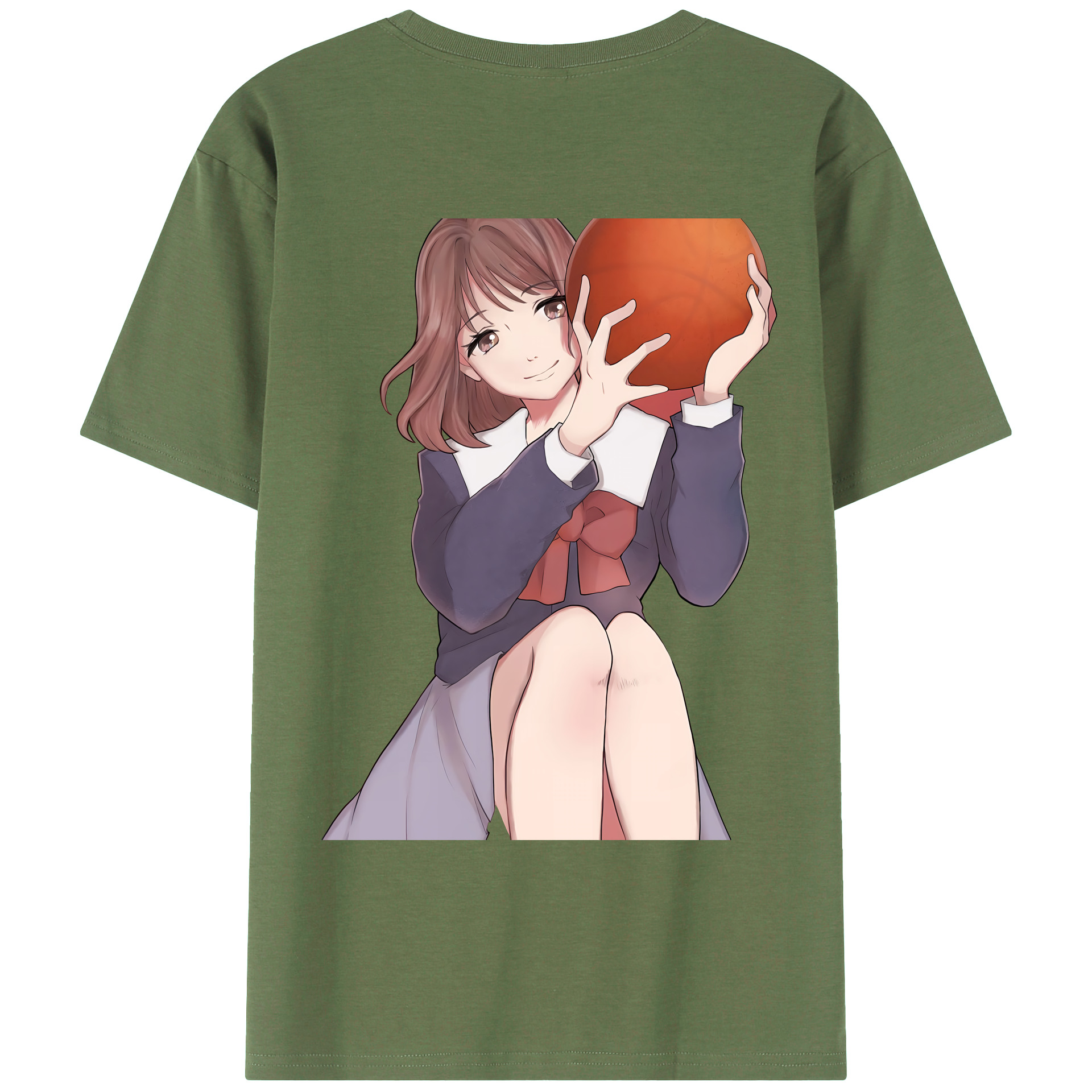 （画像用） SLAM DUNK／スラムダンク 綿100％ メンズ半袖Tシャツ（バックプリント） 通気性